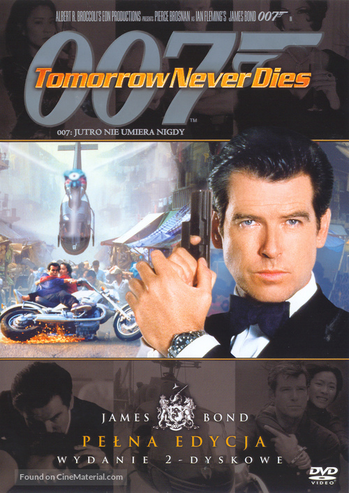 Tomorrow Never Dies - Polish DVD movie cover