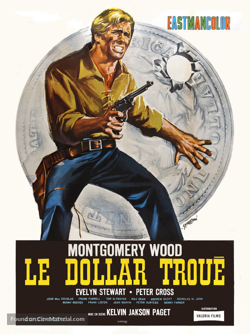 Un dollaro bucato - French Movie Poster