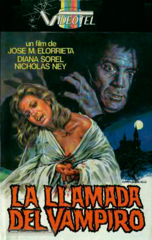 La llamada del vampiro - Spanish VHS movie cover