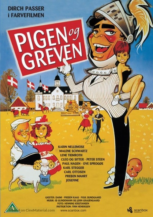 Pigen og greven - Danish DVD movie cover