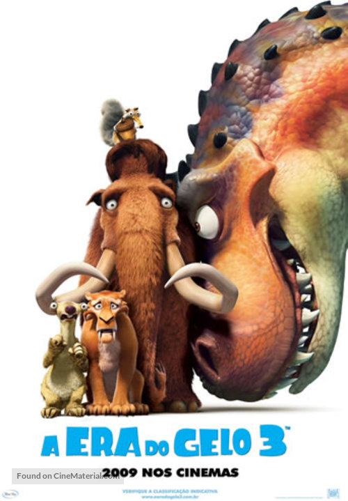 Ice Age: Dawn of the Dinosaurs - Brazilian Movie Poster