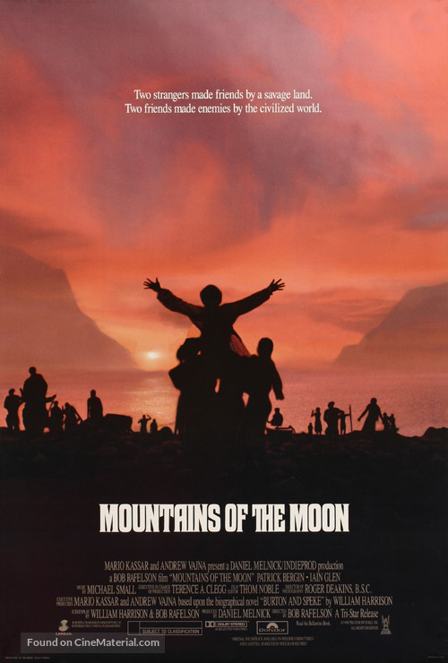 Mountains of the Moon - Movie Poster