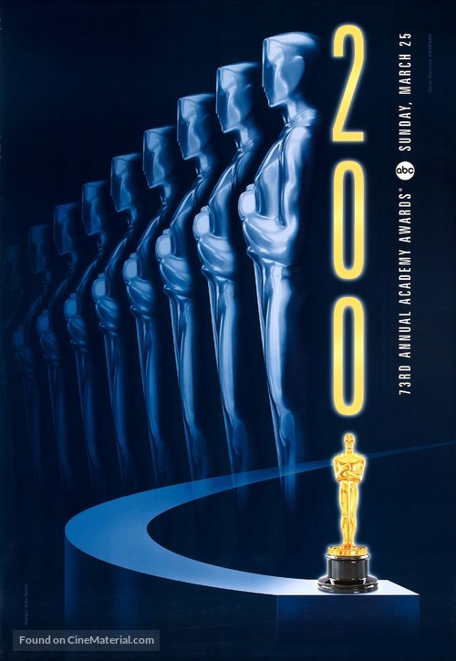 The 73rd Annual Academy Awards - Movie Poster
