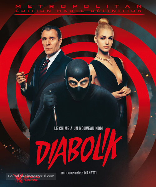 Diabolik - French Blu-Ray movie cover