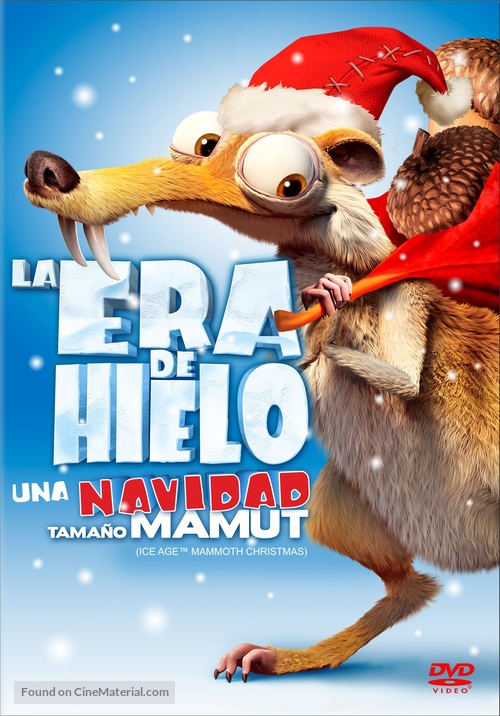 Ice Age: A Mammoth Christmas - Mexican DVD movie cover