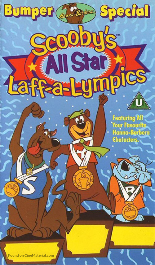 &quot;Scooby&#039;s All Star Laff-A-Lympics&quot; - British Movie Cover
