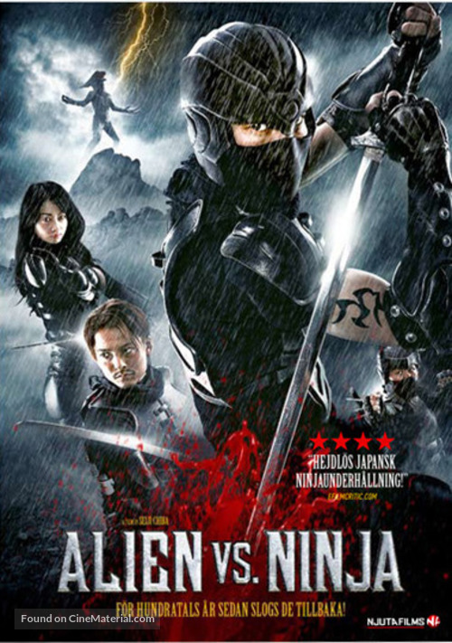 Alien vs. Ninja - Swedish DVD movie cover
