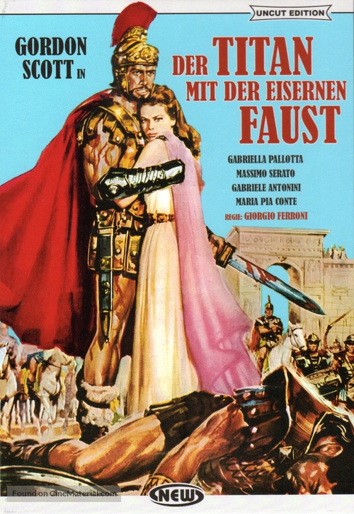 Il colosso di Roma - German DVD movie cover