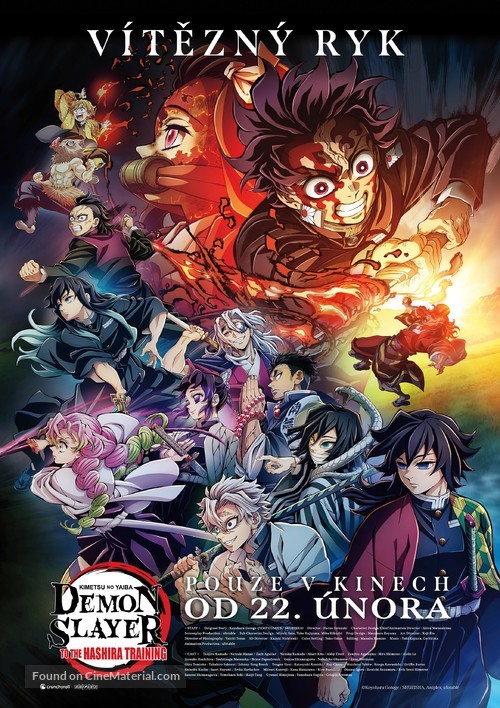 Demon Slayer: Kimetsu No Yaiba - To the Hashira Training - Czech Movie Poster