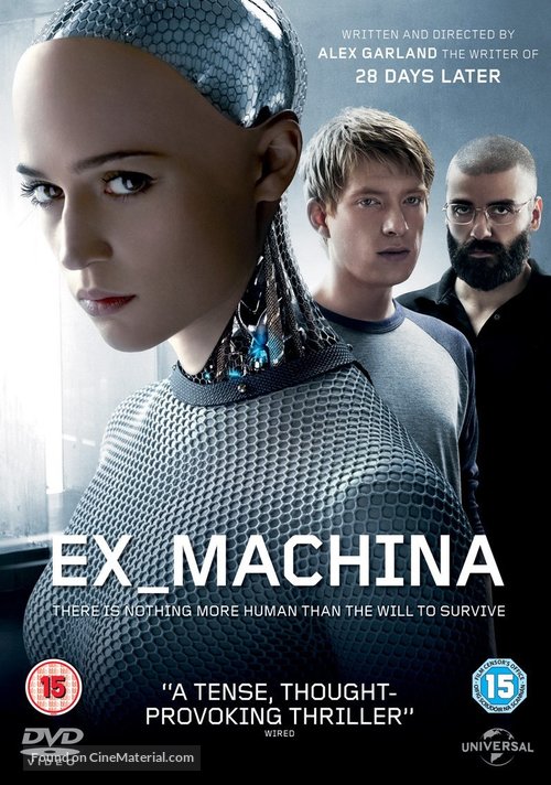 Ex Machina - British DVD movie cover
