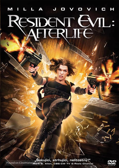 Resident Evil: Afterlife - Czech DVD movie cover