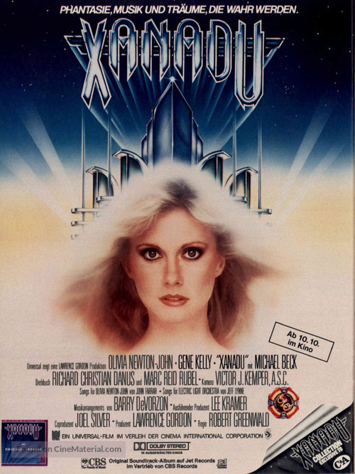 Xanadu - German Movie Poster