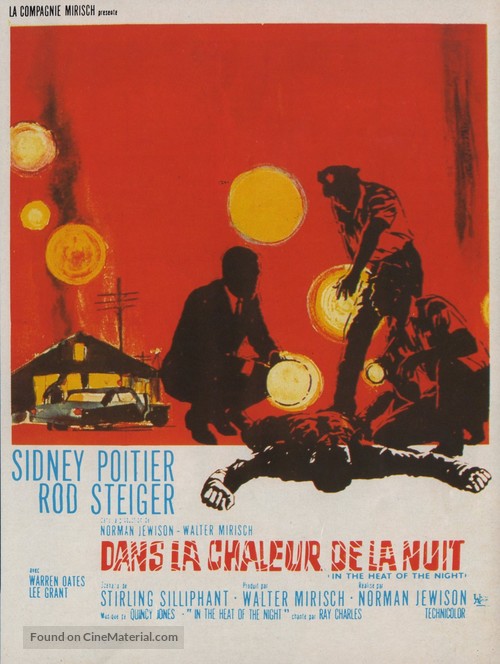 In the Heat of the Night - French Movie Poster