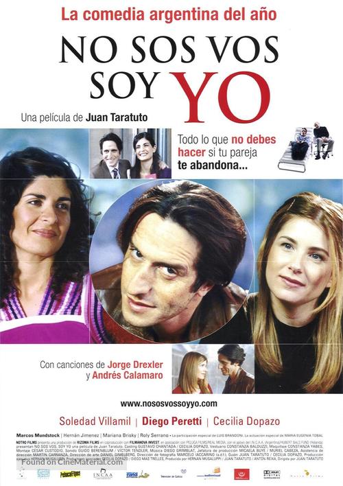 No sos vos, soy yo - Argentinian Movie Poster