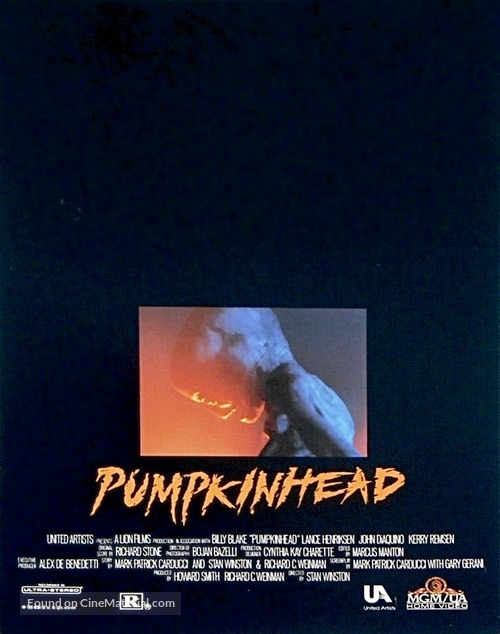 Pumpkinhead - Japanese Movie Poster