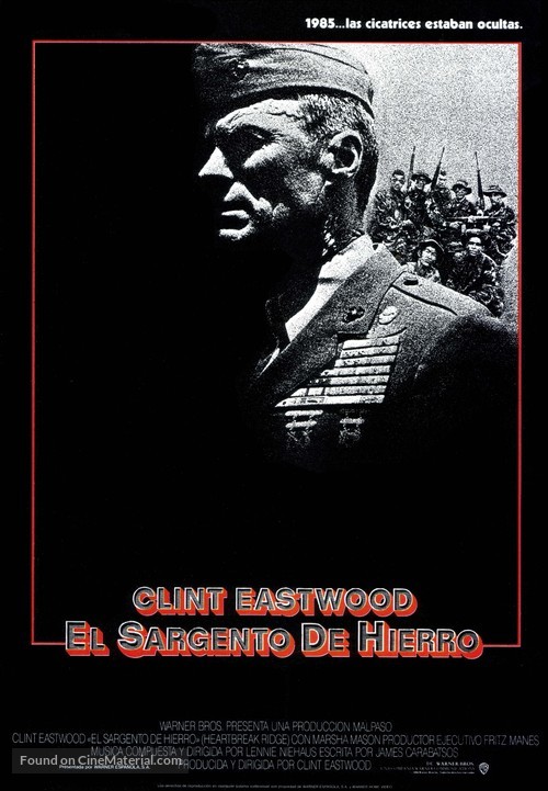 Heartbreak Ridge - Spanish Movie Poster