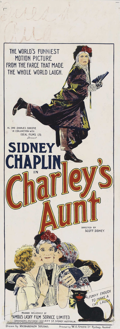 Charley&#039;s Aunt - Australian Movie Poster