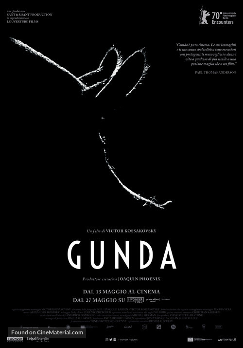 Gunda - Italian Movie Poster