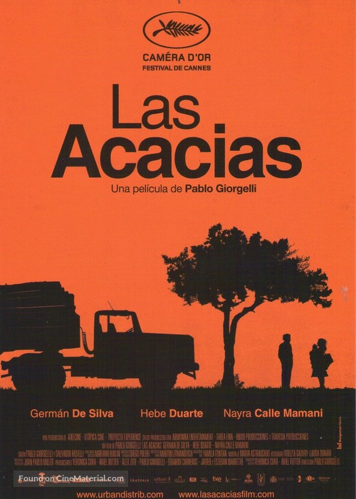Las acacias - Mexican Movie Poster