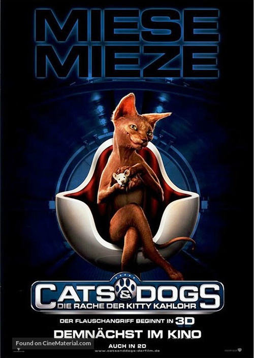 Cats &amp; Dogs: The Revenge of Kitty Galore - German Movie Poster