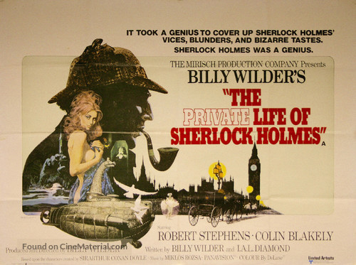 The Private Life of Sherlock Holmes - British Movie Poster