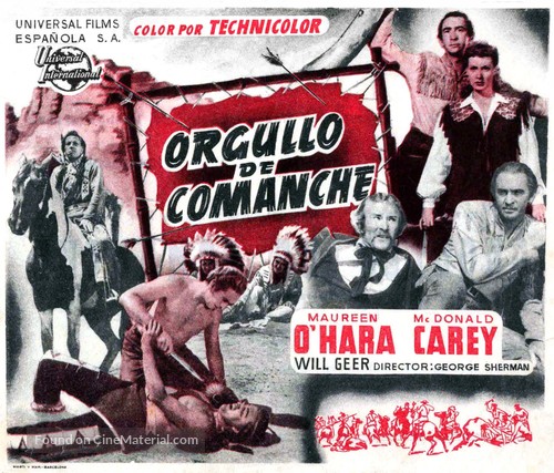 Comanche Territory - Spanish Movie Poster