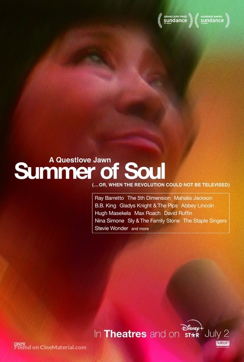 Summer of Soul (...Or, When the Revolution Could Not Be Televised) - Canadian Movie Poster