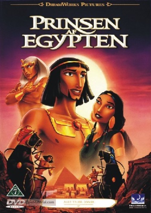 The Prince of Egypt - Danish DVD movie cover