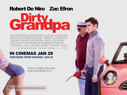 Dirty Grandpa - British Movie Poster