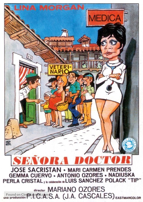 Se&ntilde;ora doctor - Spanish Movie Poster