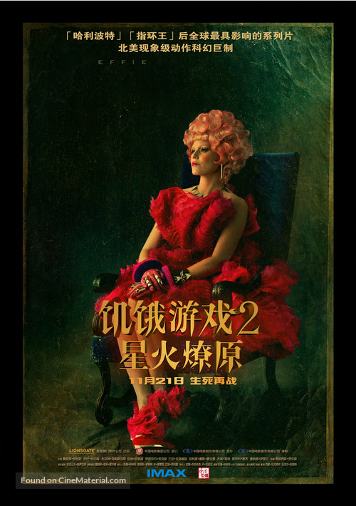 The Hunger Games: Catching Fire - Chinese Movie Poster