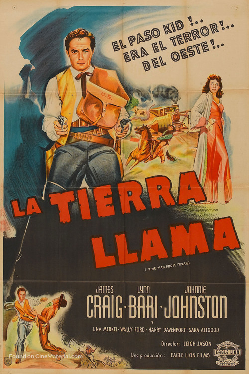 Man from Texas - Argentinian Movie Poster