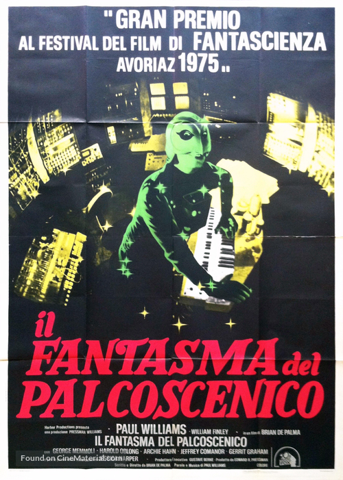Phantom of the Paradise - Italian Movie Poster