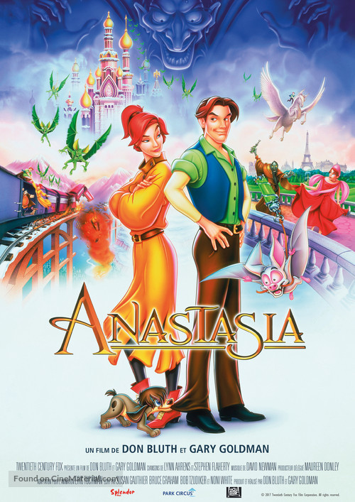 Anastasia - French Re-release movie poster