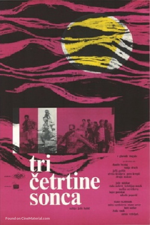 Tri cetrtine sonca - Yugoslav Movie Poster