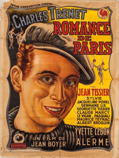 Romance de Paris (1941) French movie poster