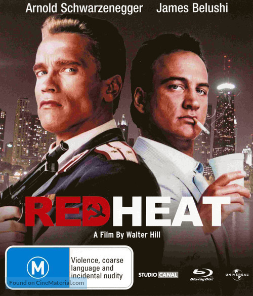 Red Heat - Australian Blu-Ray movie cover