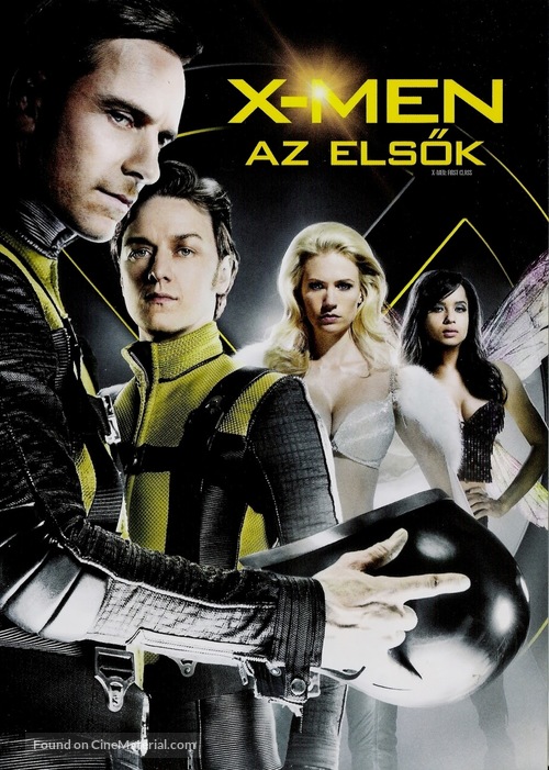 X-Men: First Class - Hungarian DVD movie cover