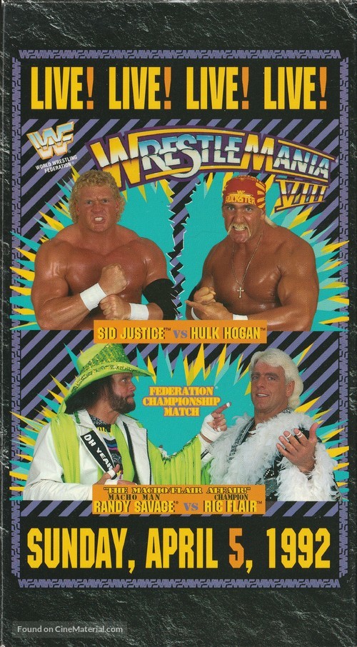 WrestleMania VIII - Movie Cover