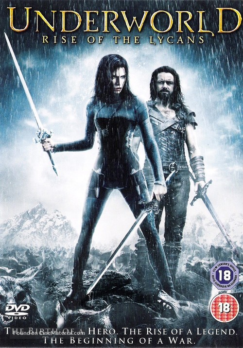 Underworld: Rise of the Lycans - British Movie Cover