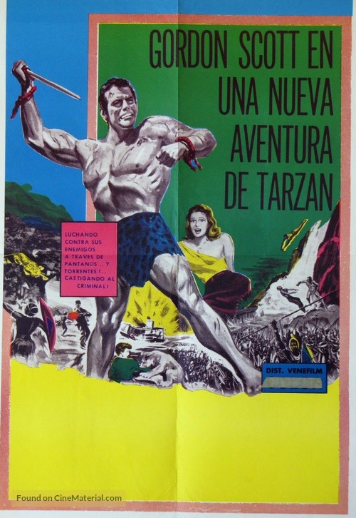 Tarzan the Magnificent - Spanish poster