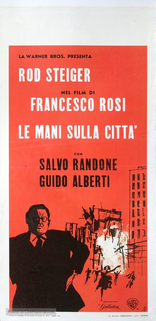 Le mani sulla citt&agrave; - Italian Movie Poster