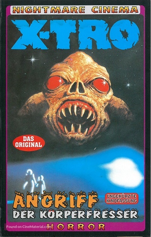 Xtro - German VHS movie cover