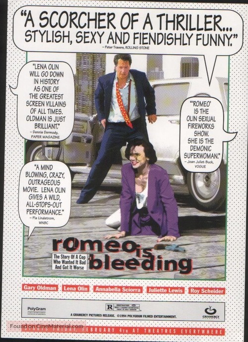 Romeo Is Bleeding - Movie Poster