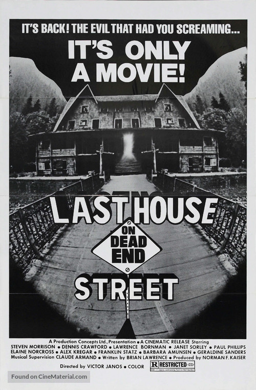The Last House on Dead End Street - Movie Poster