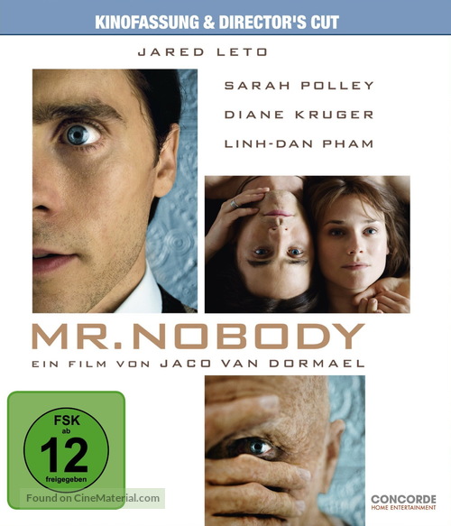 Mr. Nobody - German Blu-Ray movie cover