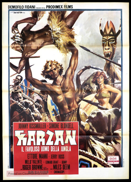 Karzan, il favoloso uomo della jungla - Italian Movie Poster