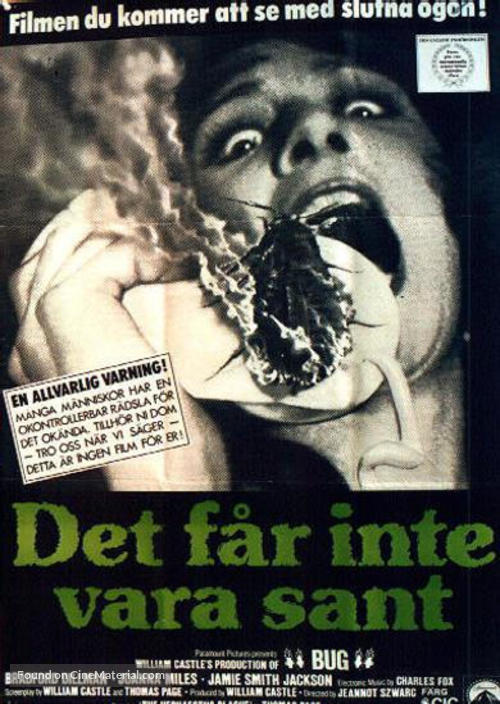 Bug - Swedish Movie Poster