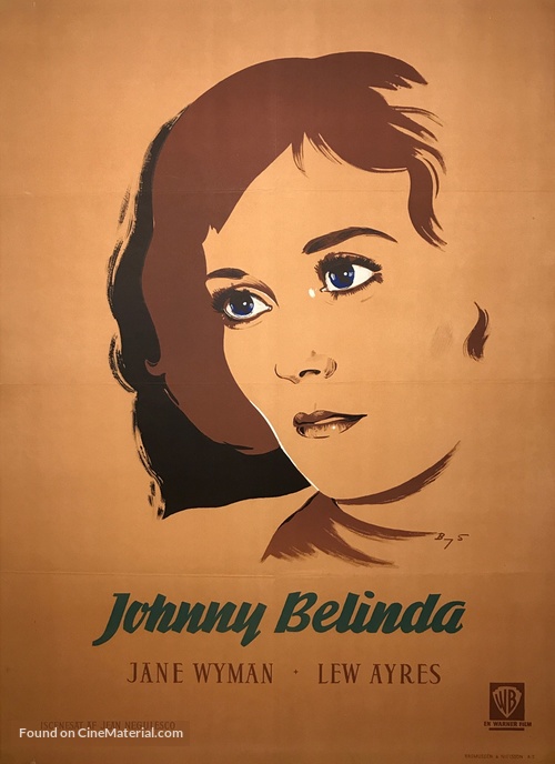 Johnny Belinda - Danish Movie Poster