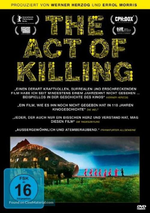 The Act of Killing - German DVD movie cover